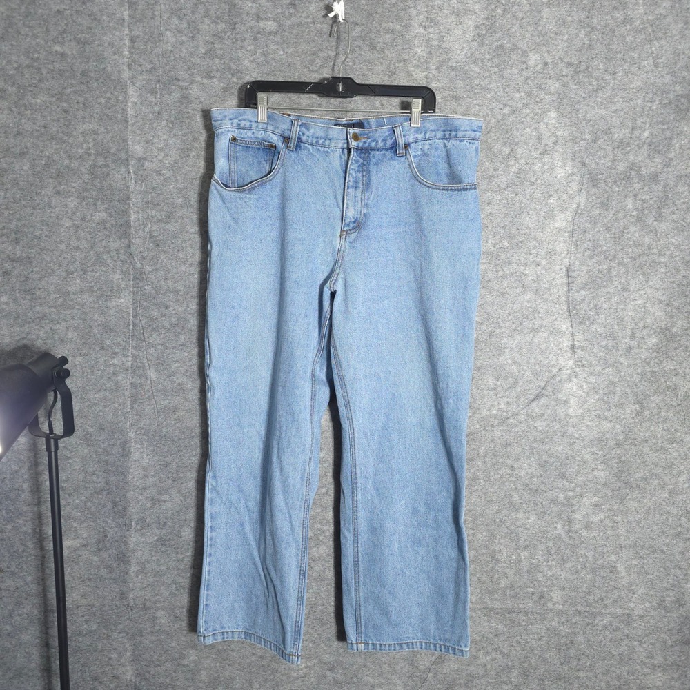 5.11 Tactical Jeans Mens 38x30 Blue Light Wash Straight Leg Cotton 74002 Denim